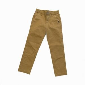 Art Class Boys Khaki Flat Front Straight Leg Chino Pants Size 8